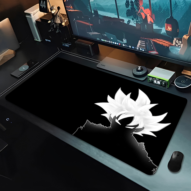 Pc Gaming Aesthetic - Tappetino per Mouse DBZ Black Anime