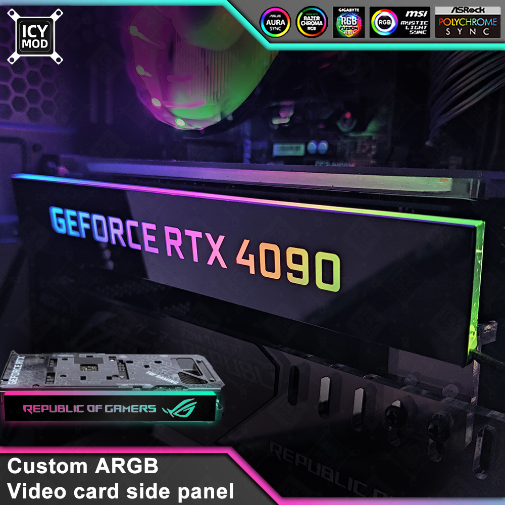 Pc Gaming Lian Li - Decorazione della scheda video Copertura VGA