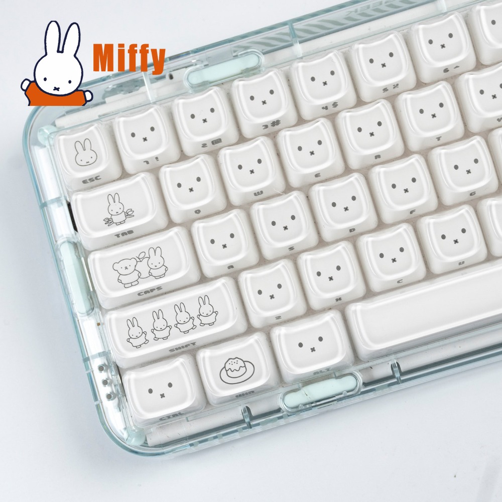Keycaps Kawaii Miffy, Tasti a  - Pc Gaming Aesthetic recensione e prezzo