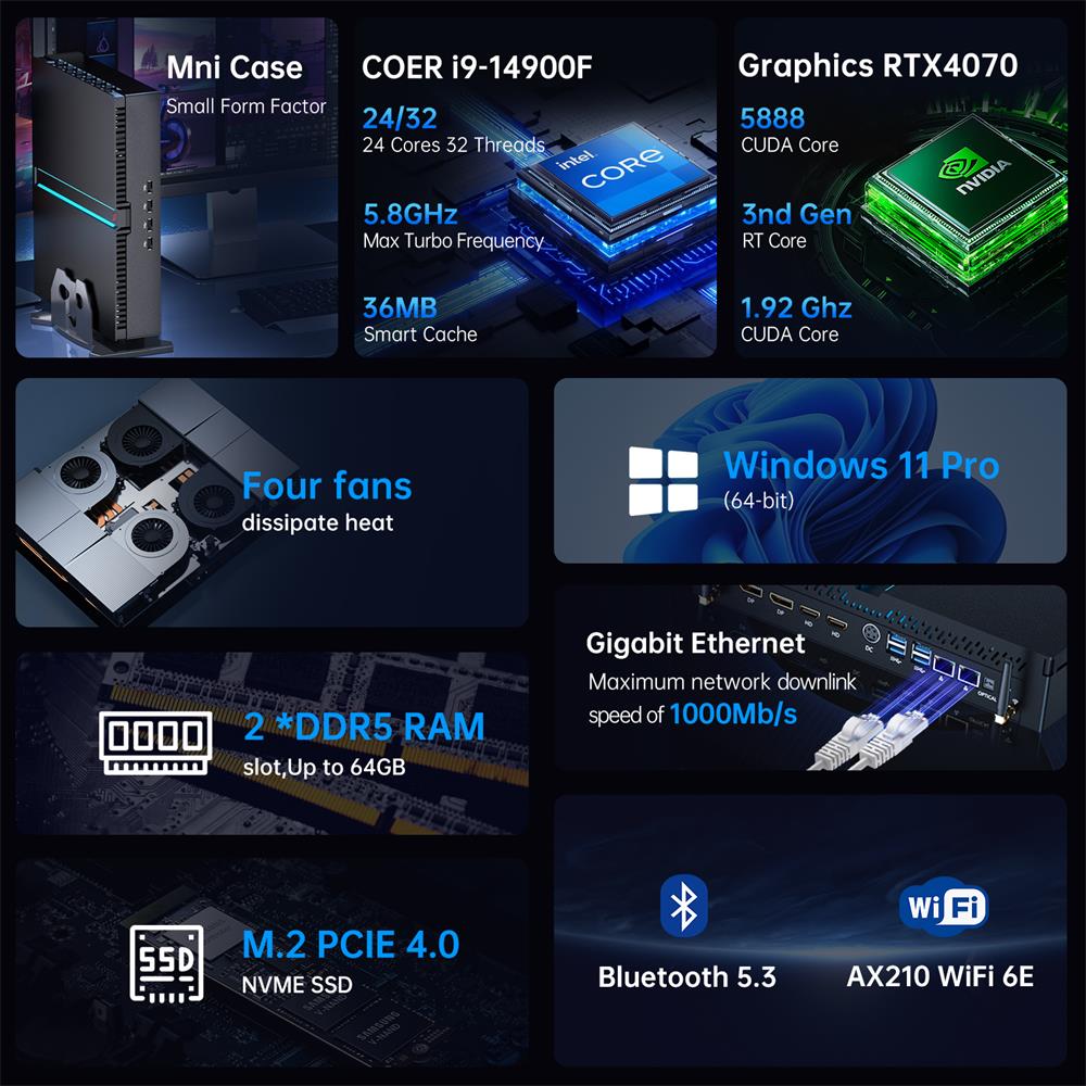 Msecore MV300 14a Generazione  - Pc Gaming Core I7 recensione e prezzo