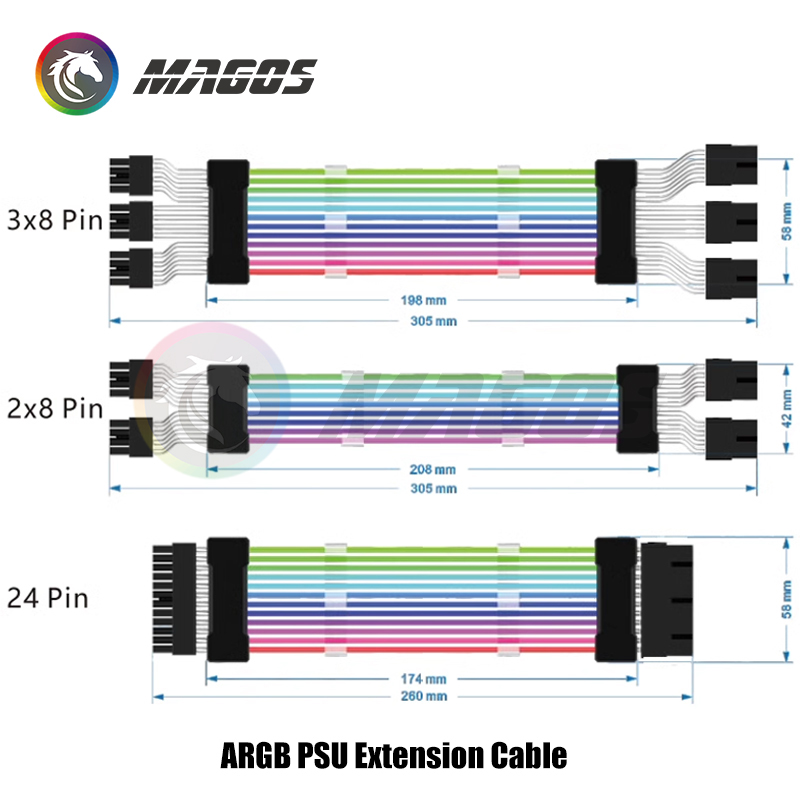 Cavo di prolunga PSU RGB, ATX  - Pc Gaming Lian Li recensione e prezzo